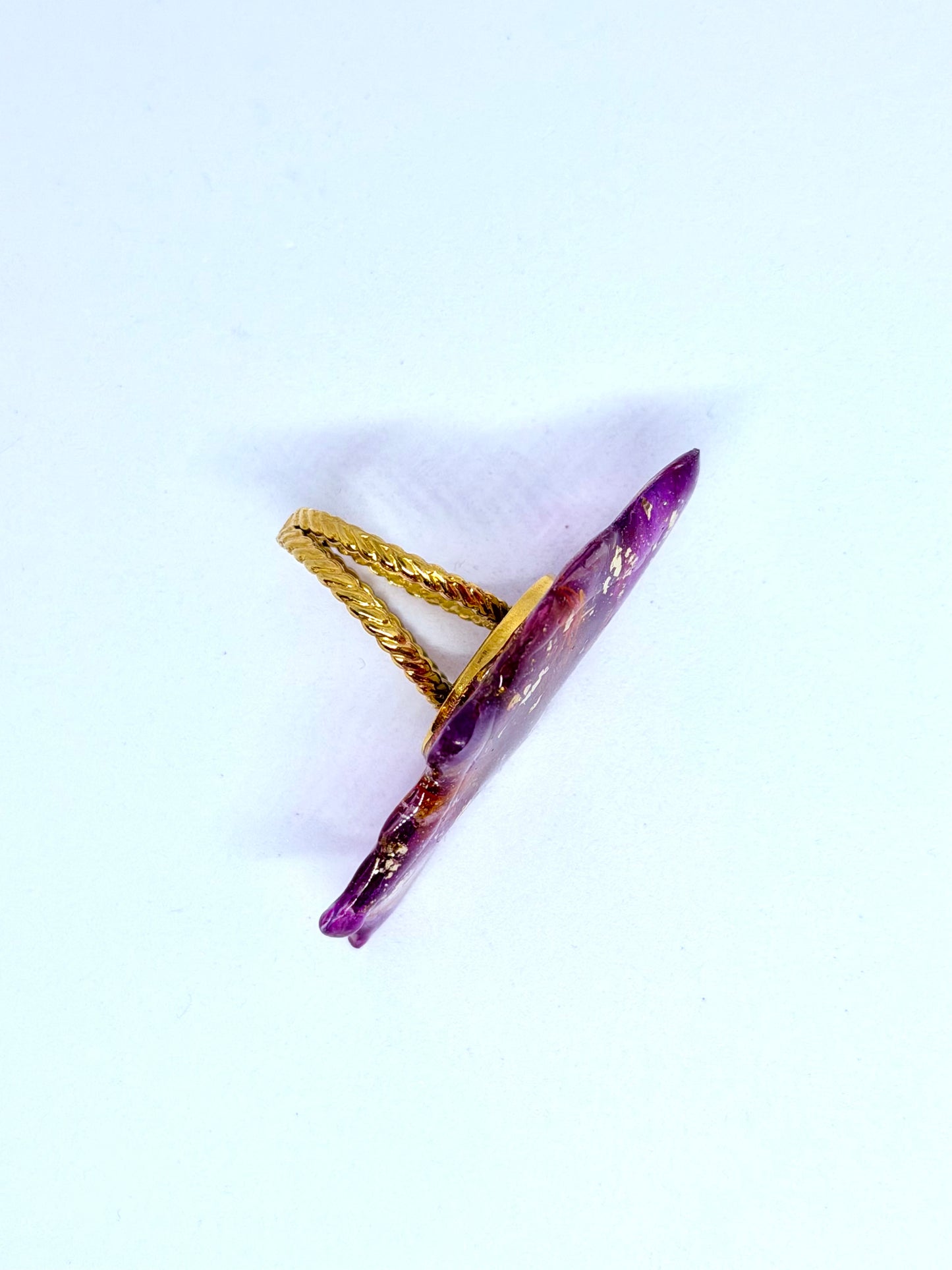 Anello farfalla di zafferano