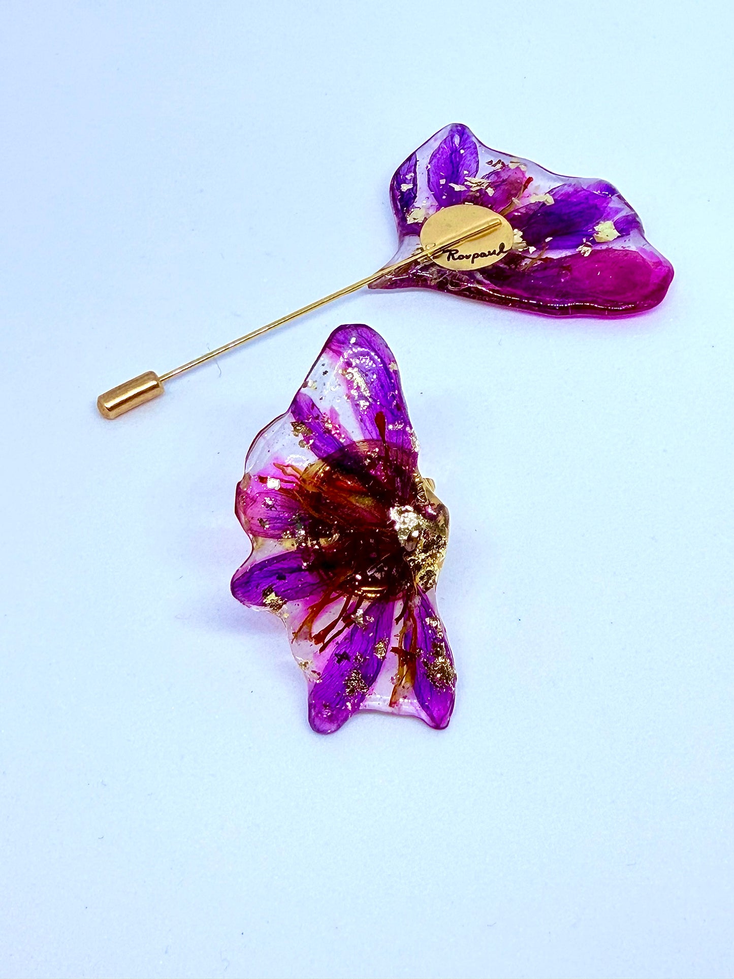 Spilla Zafferano in fiore